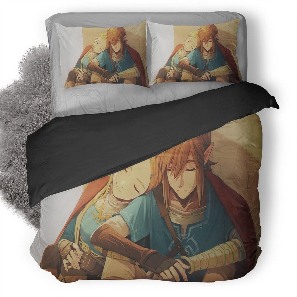 3D The Legend of Zelda Link Bedding Set Duvet/Comforter/Quilt Cover Pillowcases 