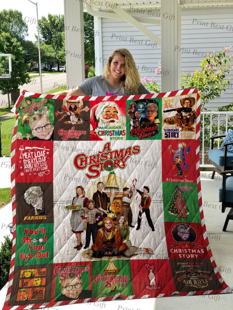 A Christmas Story Quilt Blanket 