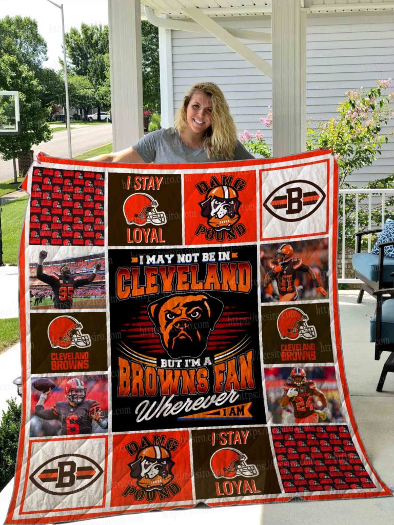 The Cleveland Browns 3D Quilt Blanket