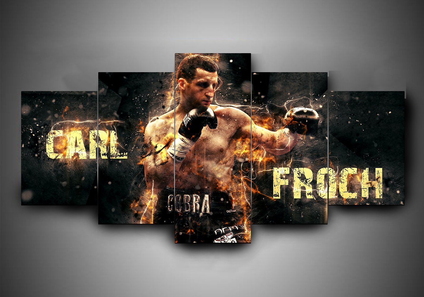 Froch V Groves Boxing Giant 1 Piece  Wall Art Poster SP239